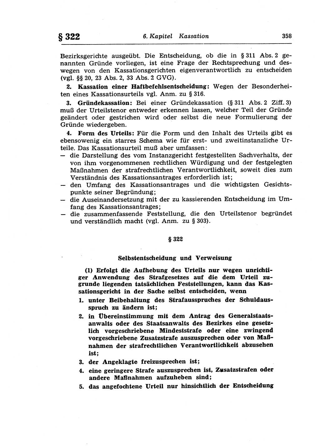 Strafprozeßrecht der DDR (Deutsche Demokratische Republik), Lehrkommentar zur Strafprozeßordnung (StPO) 1968, Seite 358 (Strafprozeßr. DDR Lehrkomm. StPO 19688, S. 358)