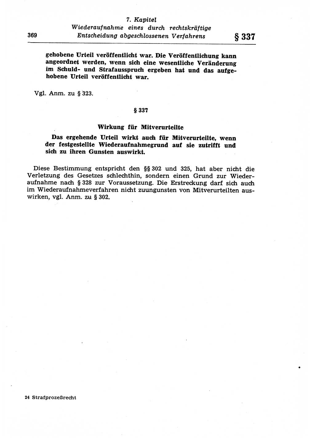 Strafprozeßrecht der DDR (Deutsche Demokratische Republik), Lehrkommentar zur Strafprozeßordnung (StPO) 1968, Seite 369 (Strafprozeßr. DDR Lehrkomm. StPO 19688, S. 369)