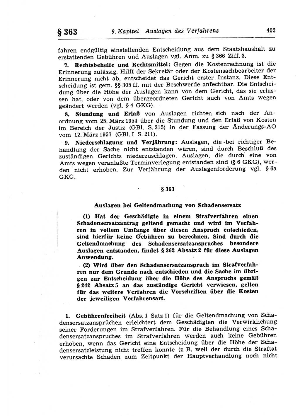 Strafprozeßrecht der DDR (Deutsche Demokratische Republik), Lehrkommentar zur Strafprozeßordnung (StPO) 1968, Seite 402 (Strafprozeßr. DDR Lehrkomm. StPO 19688, S. 402)