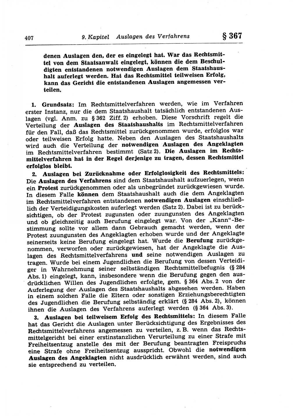 Strafprozeßrecht der DDR (Deutsche Demokratische Republik), Lehrkommentar zur Strafprozeßordnung (StPO) 1968, Seite 407 (Strafprozeßr. DDR Lehrkomm. StPO 19688, S. 407)