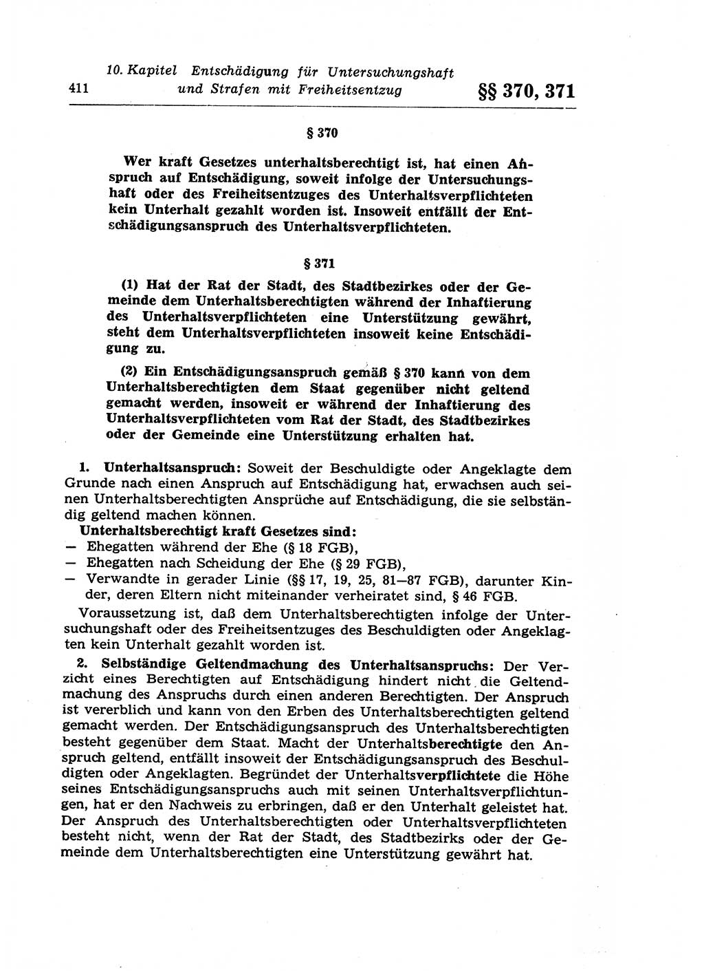 Strafprozeßrecht der DDR (Deutsche Demokratische Republik), Lehrkommentar zur Strafprozeßordnung (StPO) 1968, Seite 411 (Strafprozeßr. DDR Lehrkomm. StPO 19688, S. 411)