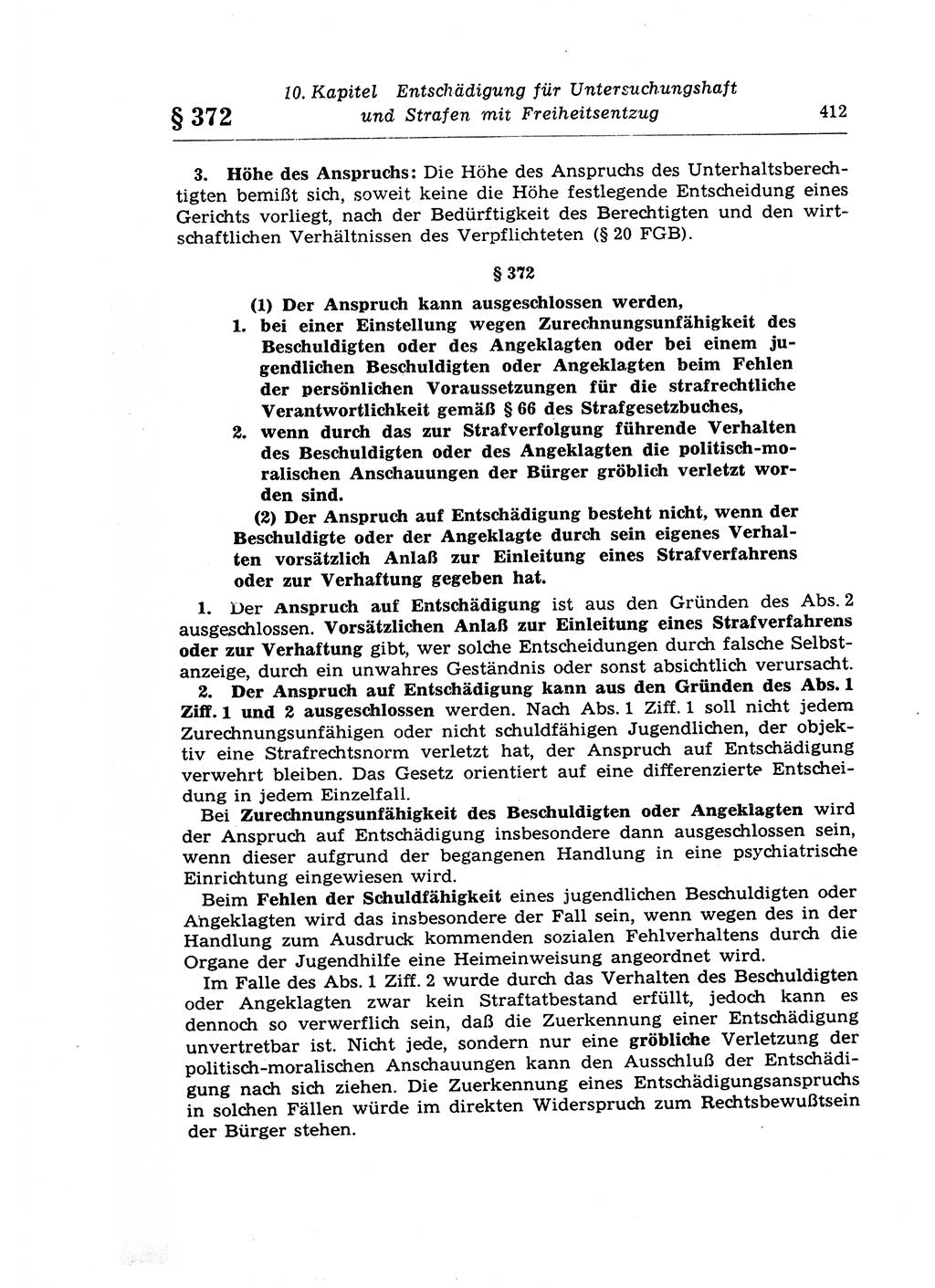 Strafprozeßrecht der DDR (Deutsche Demokratische Republik), Lehrkommentar zur Strafprozeßordnung (StPO) 1968, Seite 412 (Strafprozeßr. DDR Lehrkomm. StPO 19688, S. 412)