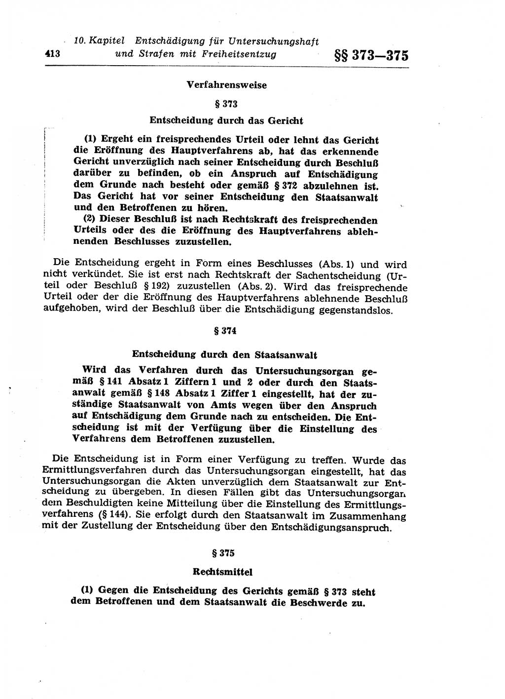 Strafprozeßrecht der DDR (Deutsche Demokratische Republik), Lehrkommentar zur Strafprozeßordnung (StPO) 1968, Seite 413 (Strafprozeßr. DDR Lehrkomm. StPO 19688, S. 413)