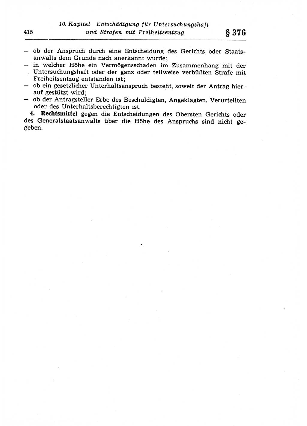 Strafprozeßrecht der DDR (Deutsche Demokratische Republik), Lehrkommentar zur Strafprozeßordnung (StPO) 1968, Seite 415 (Strafprozeßr. DDR Lehrkomm. StPO 19688, S. 415)
