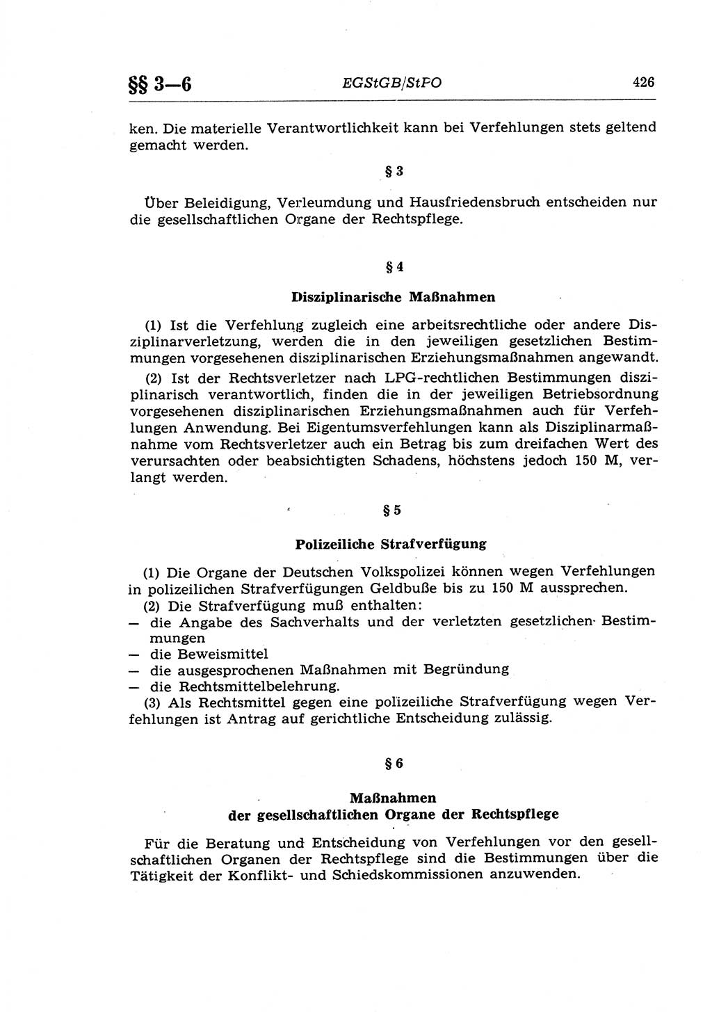 Strafprozeßrecht der DDR (Deutsche Demokratische Republik), Lehrkommentar zur Strafprozeßordnung (StPO) 1968, Seite 426 (Strafprozeßr. DDR Lehrkomm. StPO 19688, S. 426)