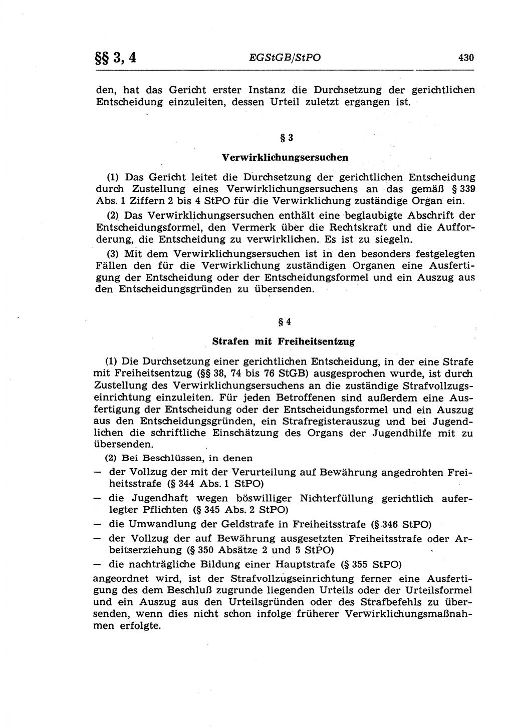 Strafprozeßrecht der DDR (Deutsche Demokratische Republik), Lehrkommentar zur Strafprozeßordnung (StPO) 1968, Seite 430 (Strafprozeßr. DDR Lehrkomm. StPO 19688, S. 430)