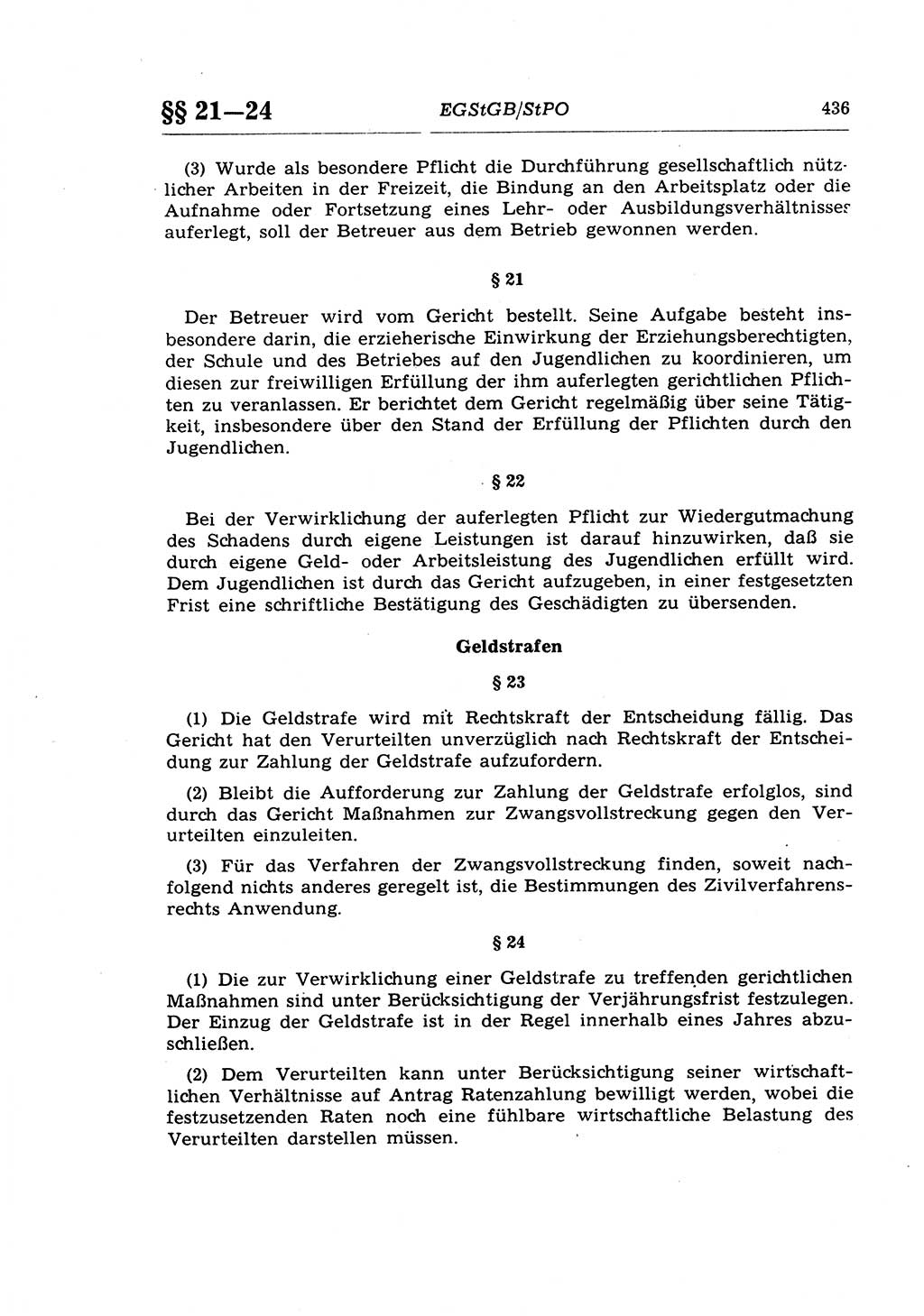 Strafprozeßrecht der DDR (Deutsche Demokratische Republik), Lehrkommentar zur Strafprozeßordnung (StPO) 1968, Seite 436 (Strafprozeßr. DDR Lehrkomm. StPO 19688, S. 436)