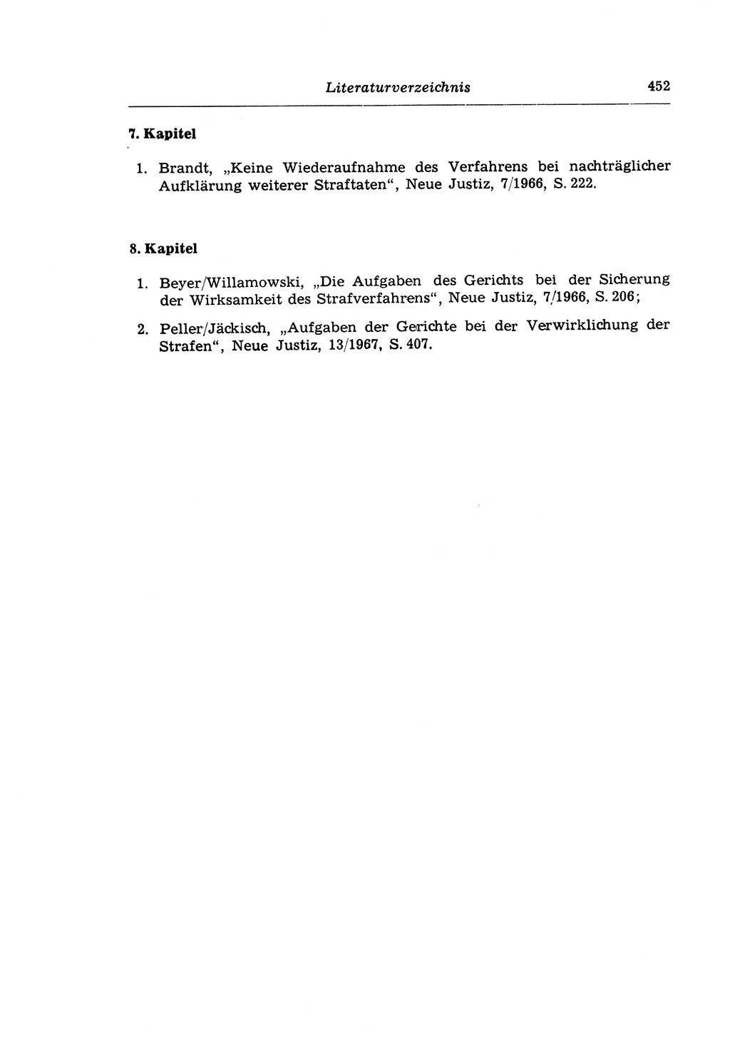 Strafprozeßrecht der DDR (Deutsche Demokratische Republik), Lehrkommentar zur Strafprozeßordnung (StPO) 1968, Seite 452 (Strafprozeßr. DDR Lehrkomm. StPO 19688, S. 452)
