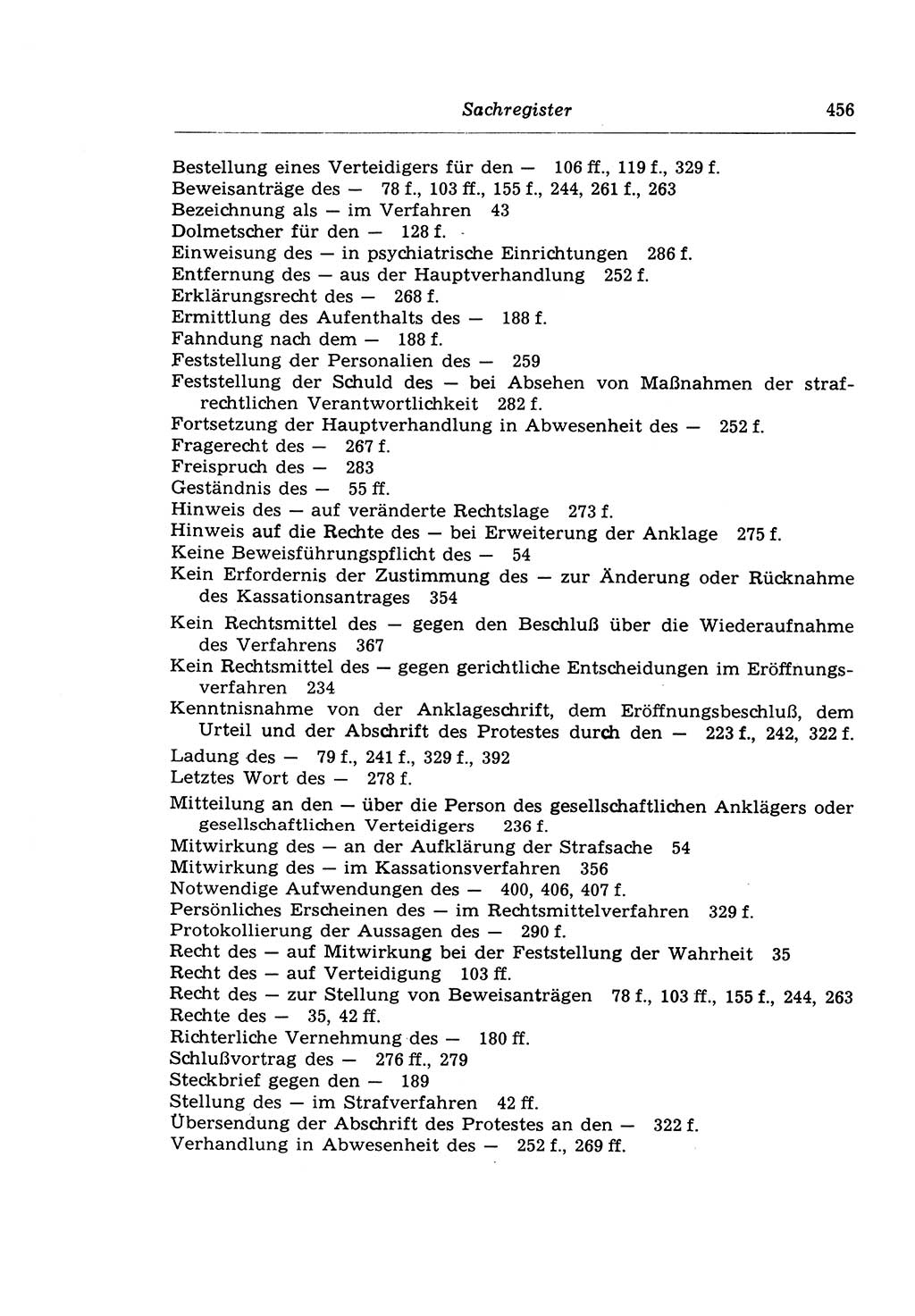 Strafprozeßrecht der DDR (Deutsche Demokratische Republik), Lehrkommentar zur Strafprozeßordnung (StPO) 1968, Seite 456 (Strafprozeßr. DDR Lehrkomm. StPO 19688, S. 456)