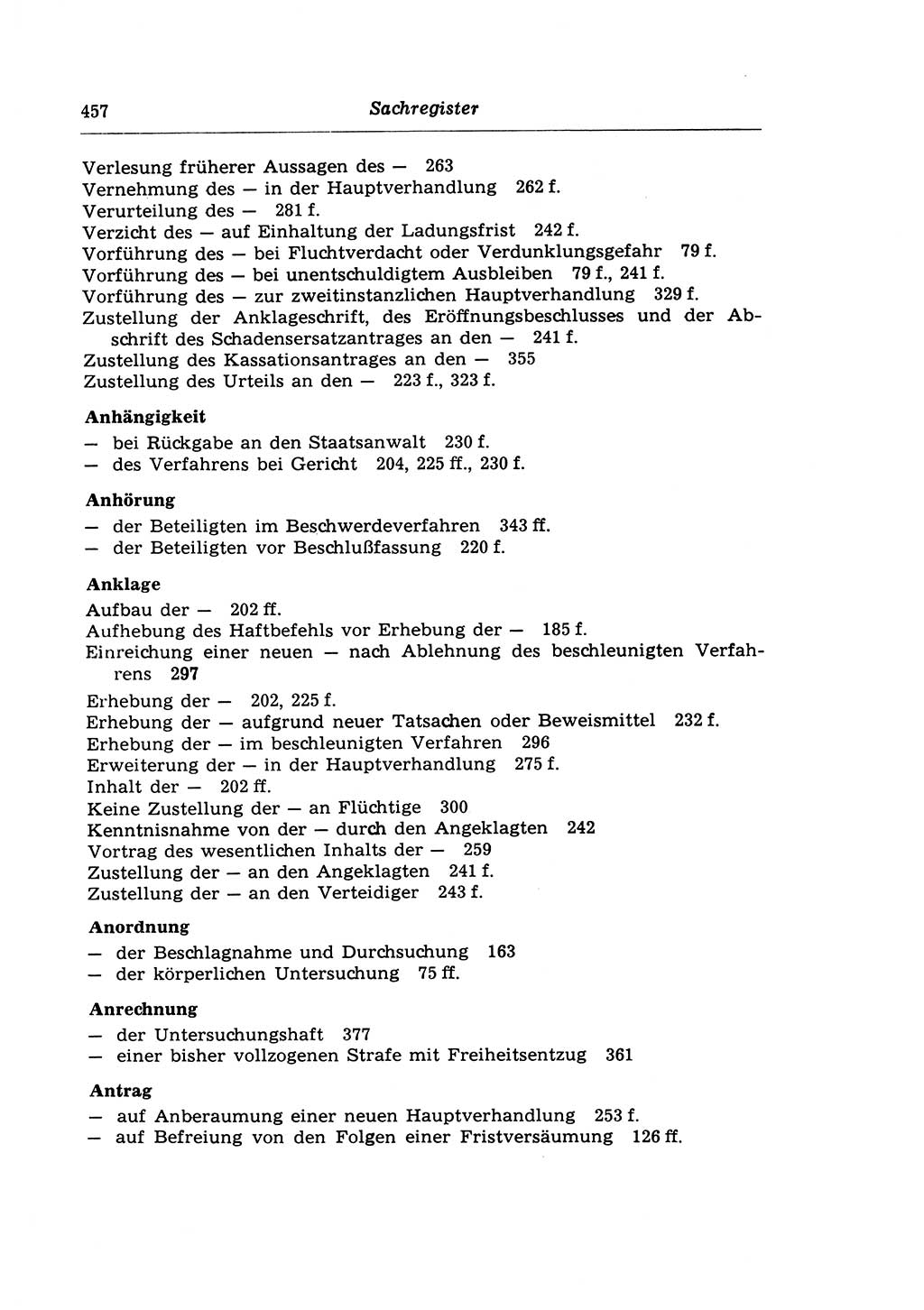 Strafprozeßrecht der DDR (Deutsche Demokratische Republik), Lehrkommentar zur Strafprozeßordnung (StPO) 1968, Seite 457 (Strafprozeßr. DDR Lehrkomm. StPO 19688, S. 457)