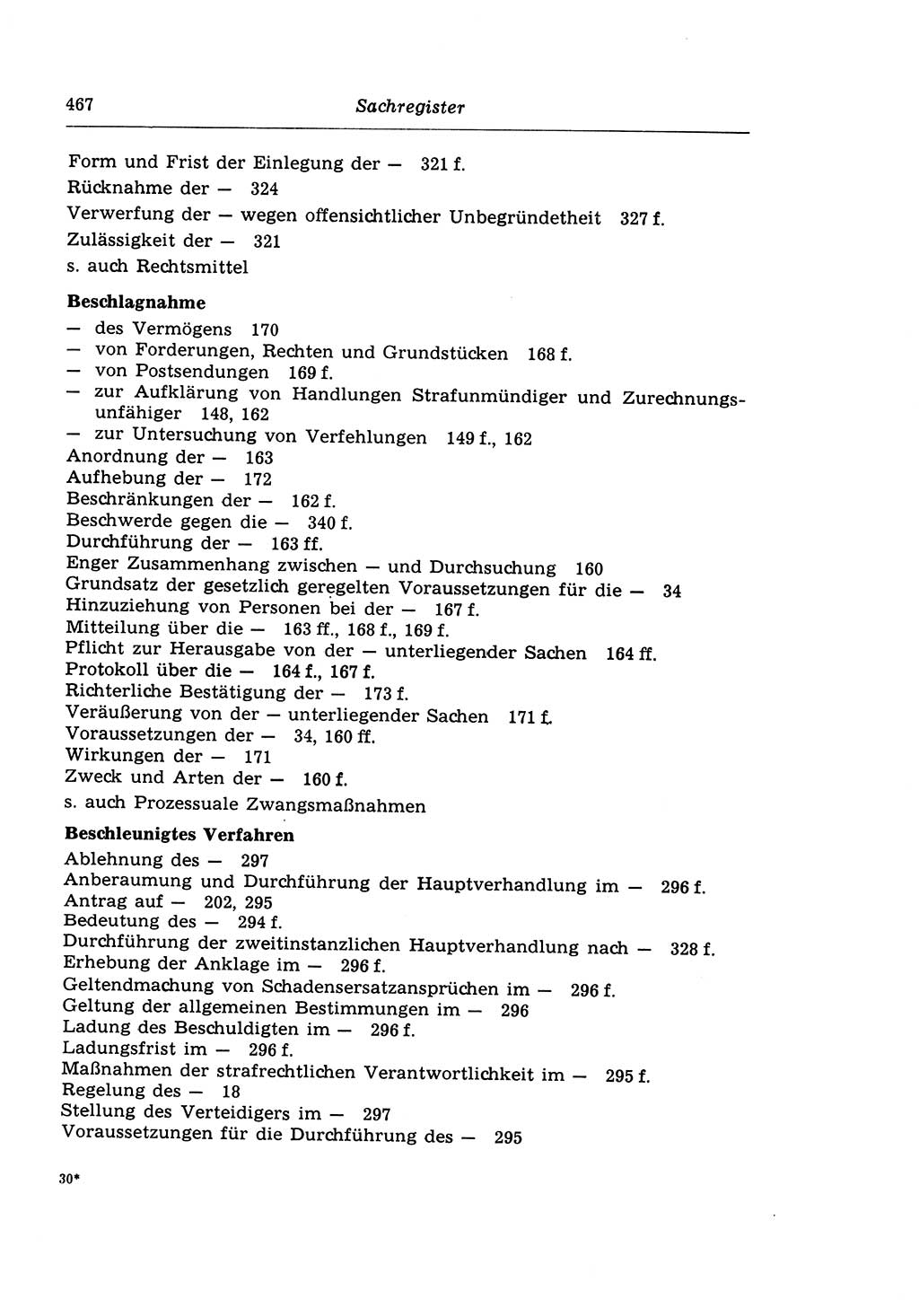 Strafprozeßrecht der DDR (Deutsche Demokratische Republik), Lehrkommentar zur Strafprozeßordnung (StPO) 1968, Seite 467 (Strafprozeßr. DDR Lehrkomm. StPO 19688, S. 467)