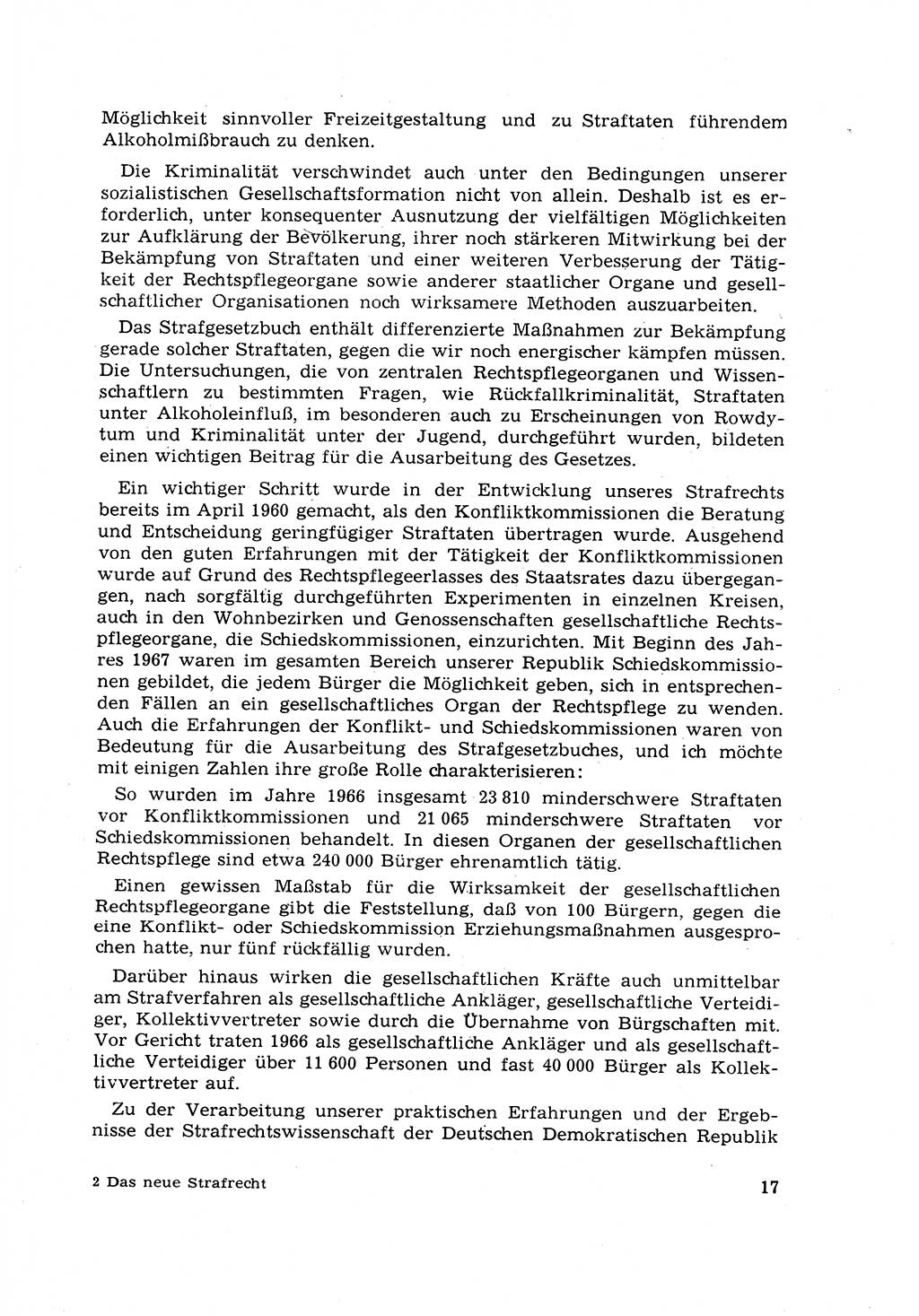 Strafrecht [Deutsche Demokratische Republik (DDR)] 1968, Seite 17 (Strafr. DDR 1968, S. 17)