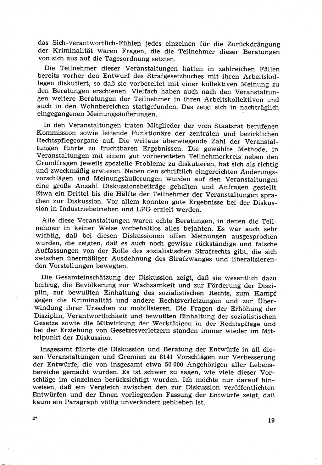 Strafrecht [Deutsche Demokratische Republik (DDR)] 1968, Seite 19 (Strafr. DDR 1968, S. 19)