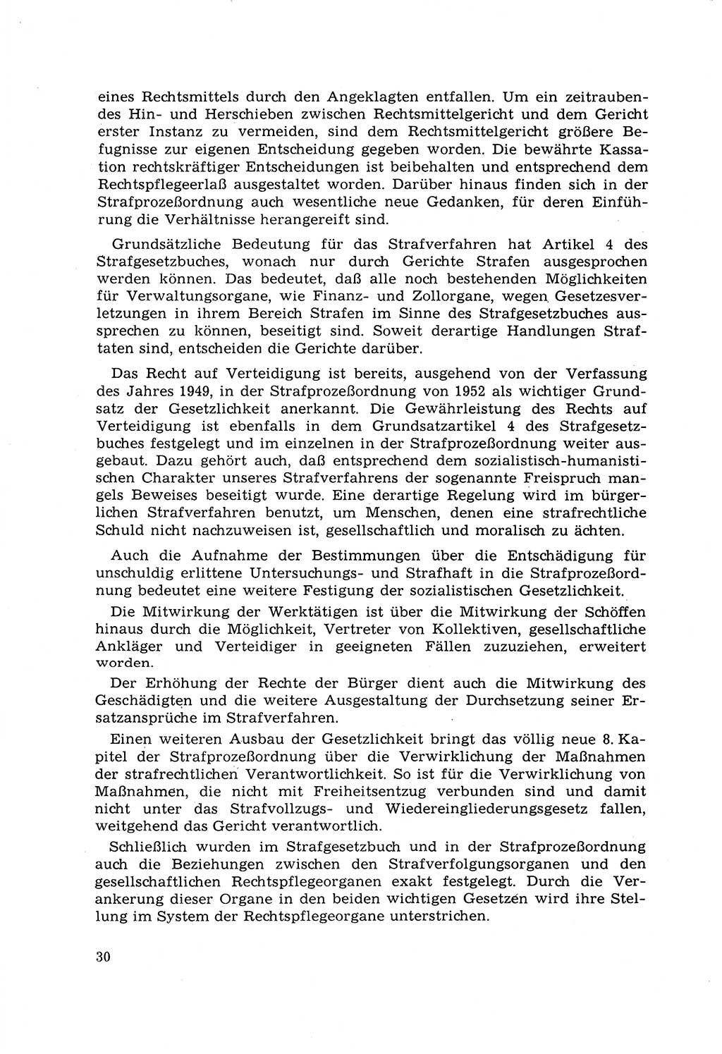 Strafrecht [Deutsche Demokratische Republik (DDR)] 1968, Seite 30 (Strafr. DDR 1968, S. 30)