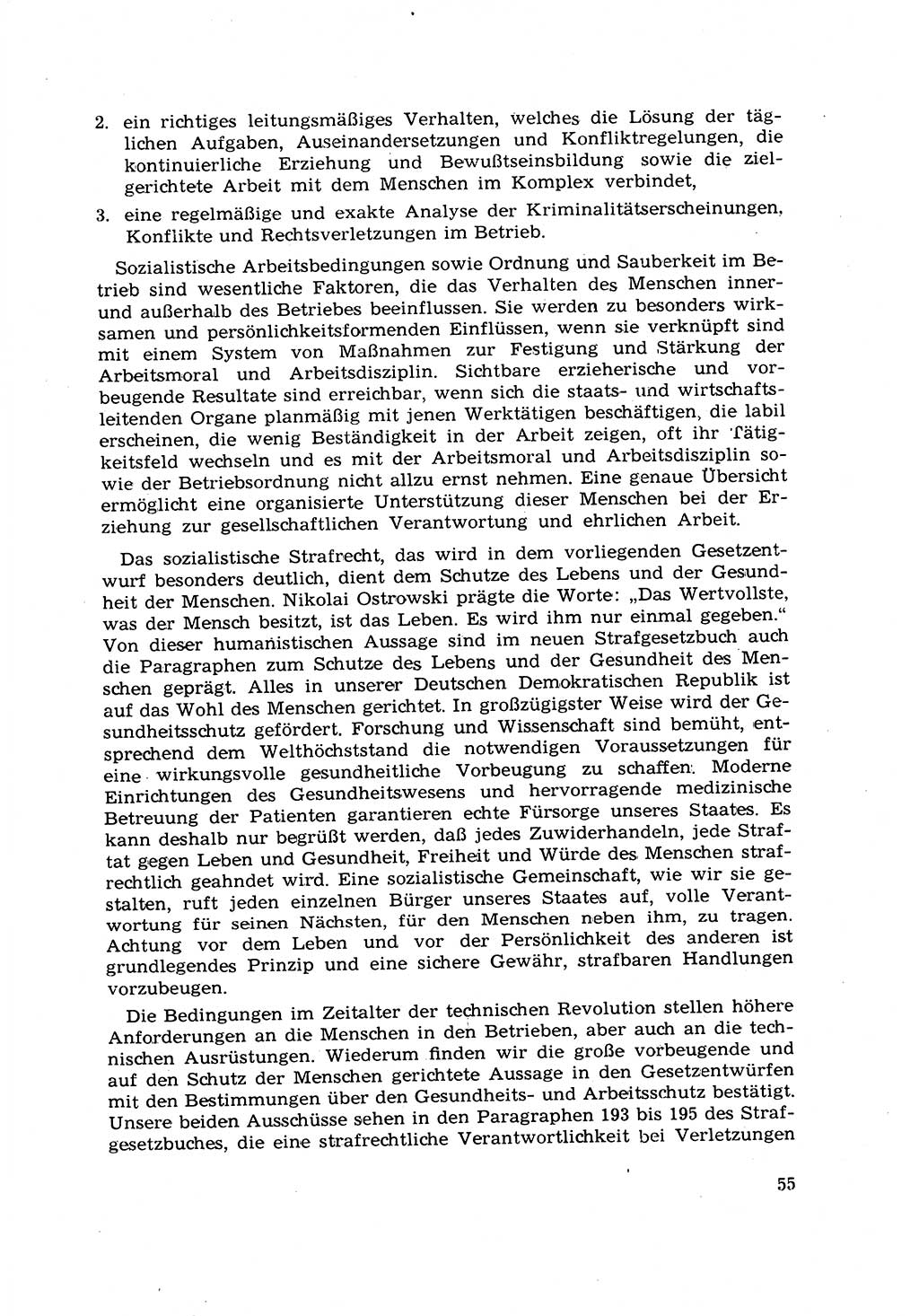 Strafrecht [Deutsche Demokratische Republik (DDR)] 1968, Seite 55 (Strafr. DDR 1968, S. 55)