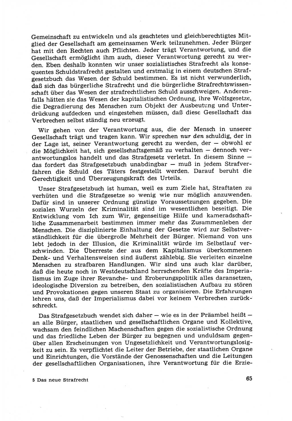 Strafrecht [Deutsche Demokratische Republik (DDR)] 1968, Seite 65 (Strafr. DDR 1968, S. 65)