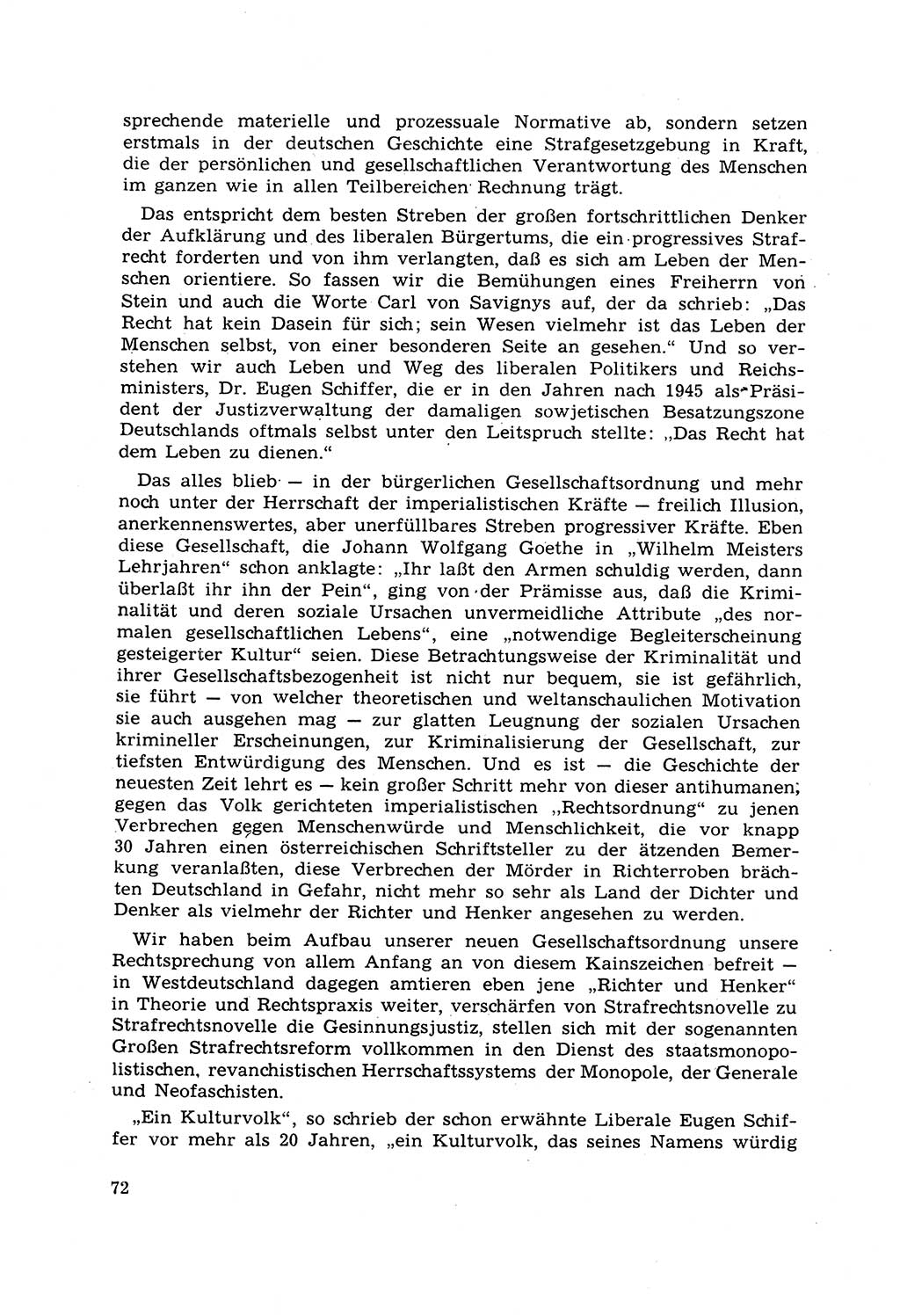 Strafrecht [Deutsche Demokratische Republik (DDR)] 1968, Seite 72 (Strafr. DDR 1968, S. 72)