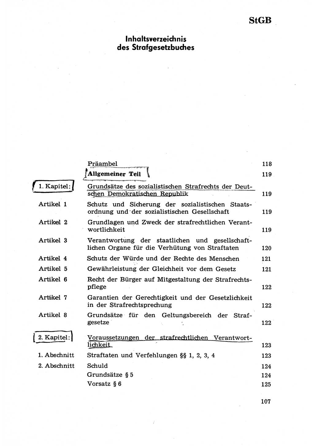 Strafrecht [Deutsche Demokratische Republik (DDR)] 1968, Seite 107 (Strafr. DDR 1968, S. 107)