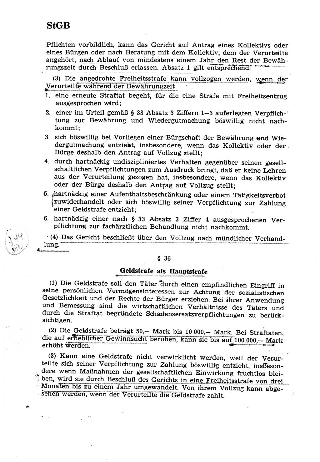 Strafrecht [Deutsche Demokratische Republik (DDR)] 1968, Seite 136 (Strafr. DDR 1968, S. 136)
