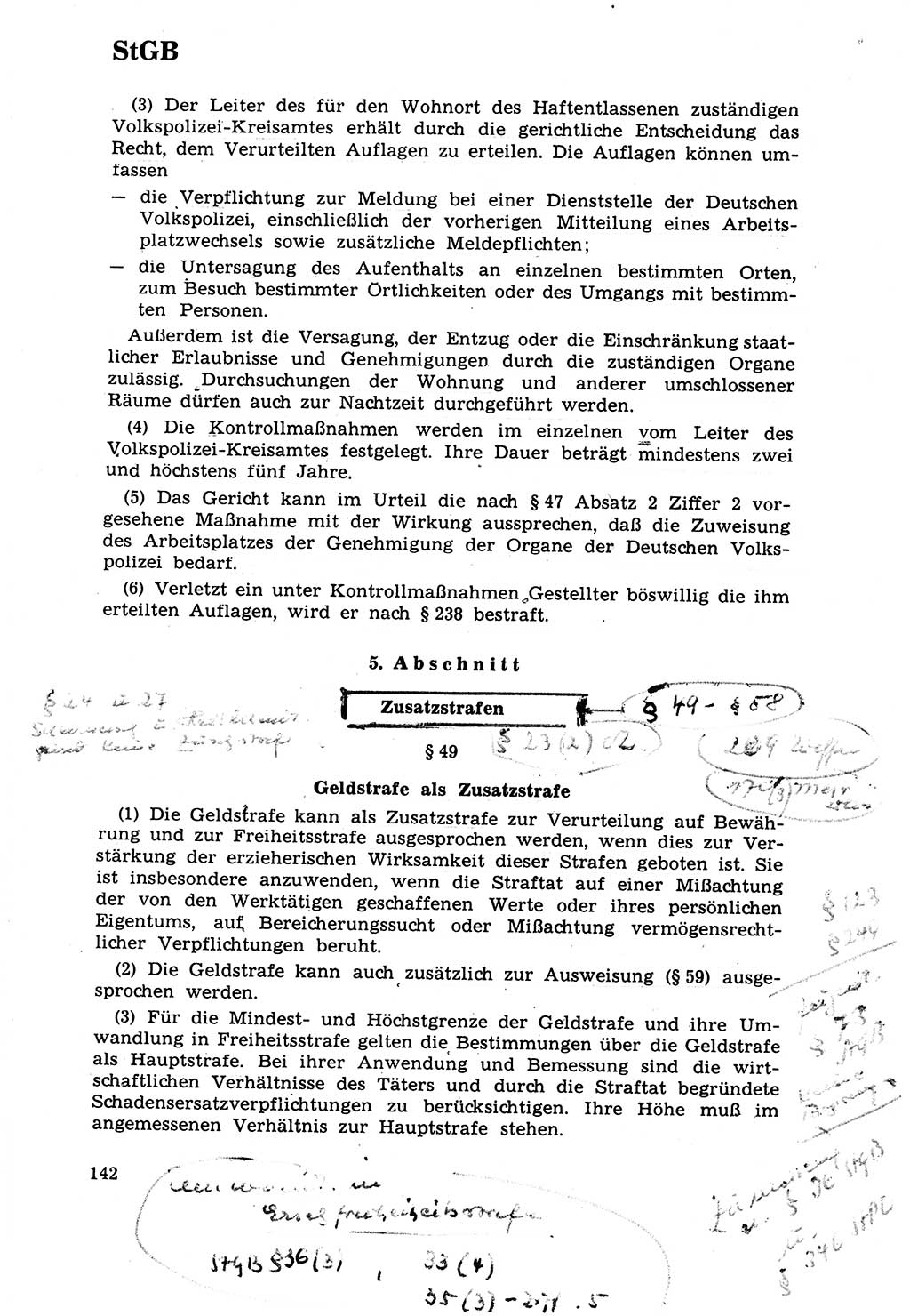 Strafrecht [Deutsche Demokratische Republik (DDR)] 1968, Seite 142 (Strafr. DDR 1968, S. 142)