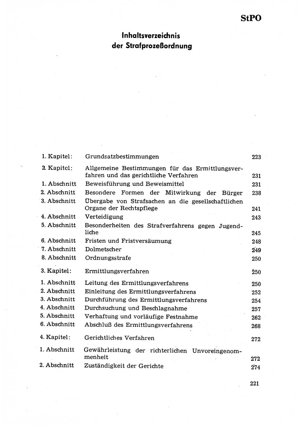 Strafrecht [Deutsche Demokratische Republik (DDR)] 1968, Seite 221 (Strafr. DDR 1968, S. 221)