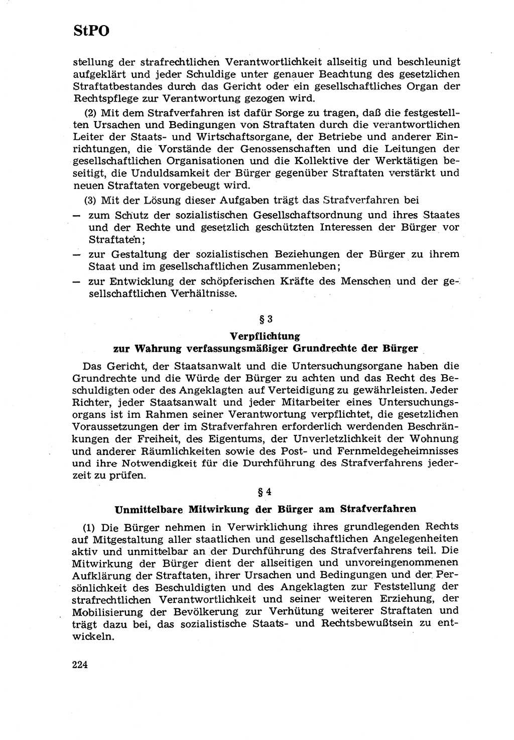 Strafrecht [Deutsche Demokratische Republik (DDR)] 1968, Seite 224 (Strafr. DDR 1968, S. 224)