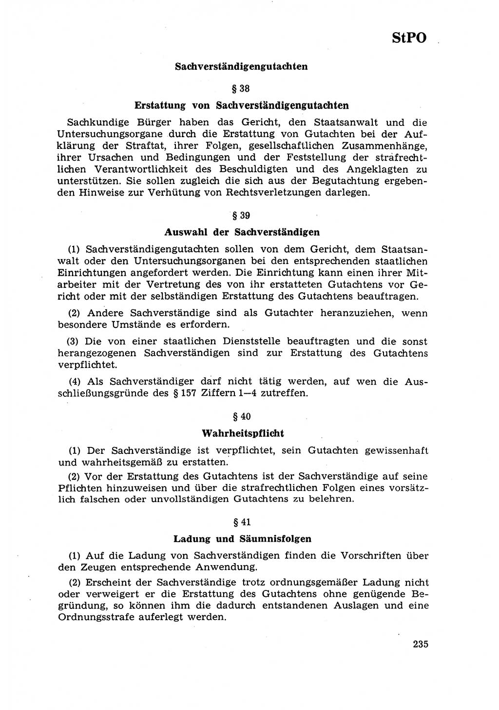 Strafrecht [Deutsche Demokratische Republik (DDR)] 1968, Seite 235 (Strafr. DDR 1968, S. 235)