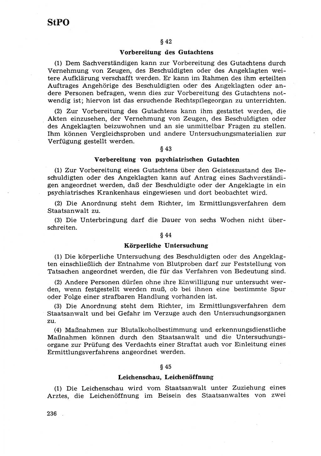 Strafrecht [Deutsche Demokratische Republik (DDR)] 1968, Seite 236 (Strafr. DDR 1968, S. 236)