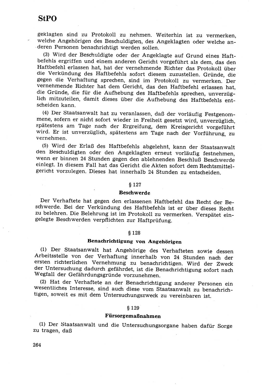 Strafrecht [Deutsche Demokratische Republik (DDR)] 1968, Seite 264 (Strafr. DDR 1968, S. 264)