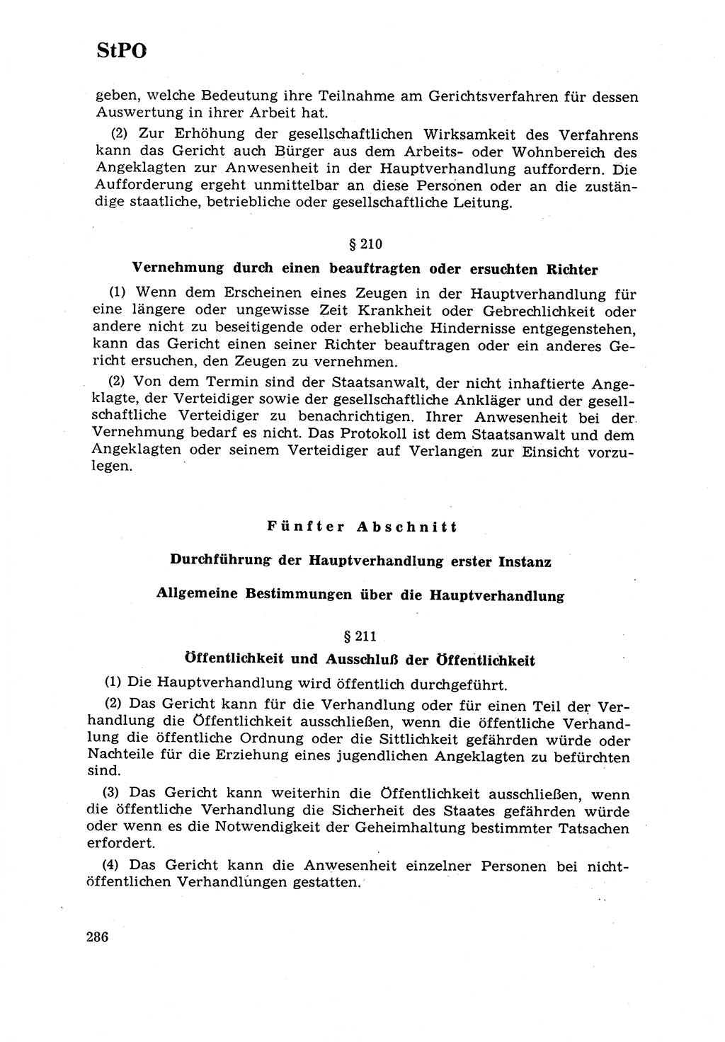 Strafrecht [Deutsche Demokratische Republik (DDR)] 1968, Seite 286 (Strafr. DDR 1968, S. 286)