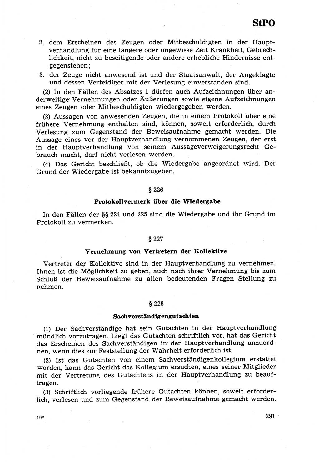 Strafrecht [Deutsche Demokratische Republik (DDR)] 1968, Seite 291 (Strafr. DDR 1968, S. 291)