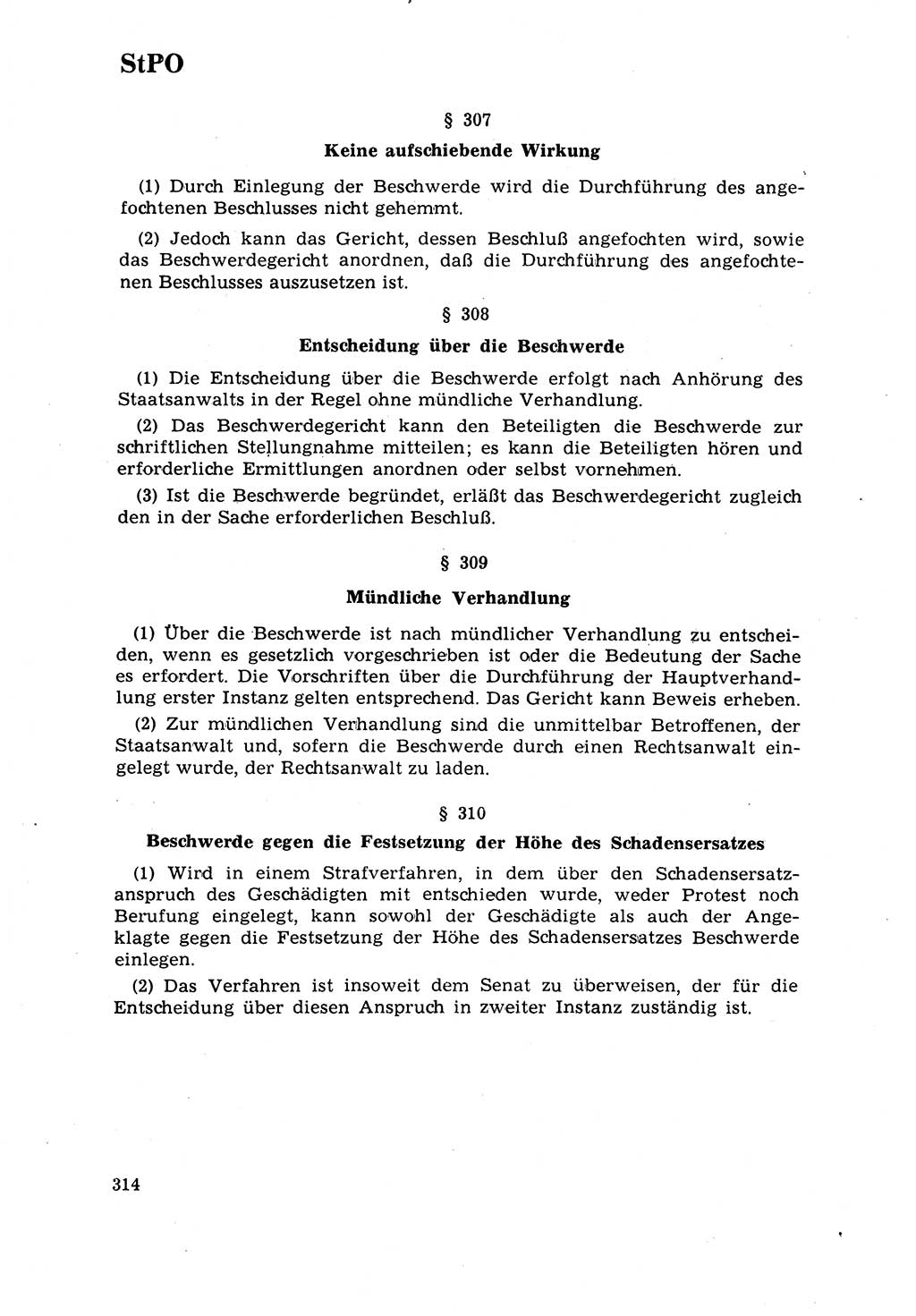 Strafrecht [Deutsche Demokratische Republik (DDR)] 1968, Seite 314 (Strafr. DDR 1968, S. 314)