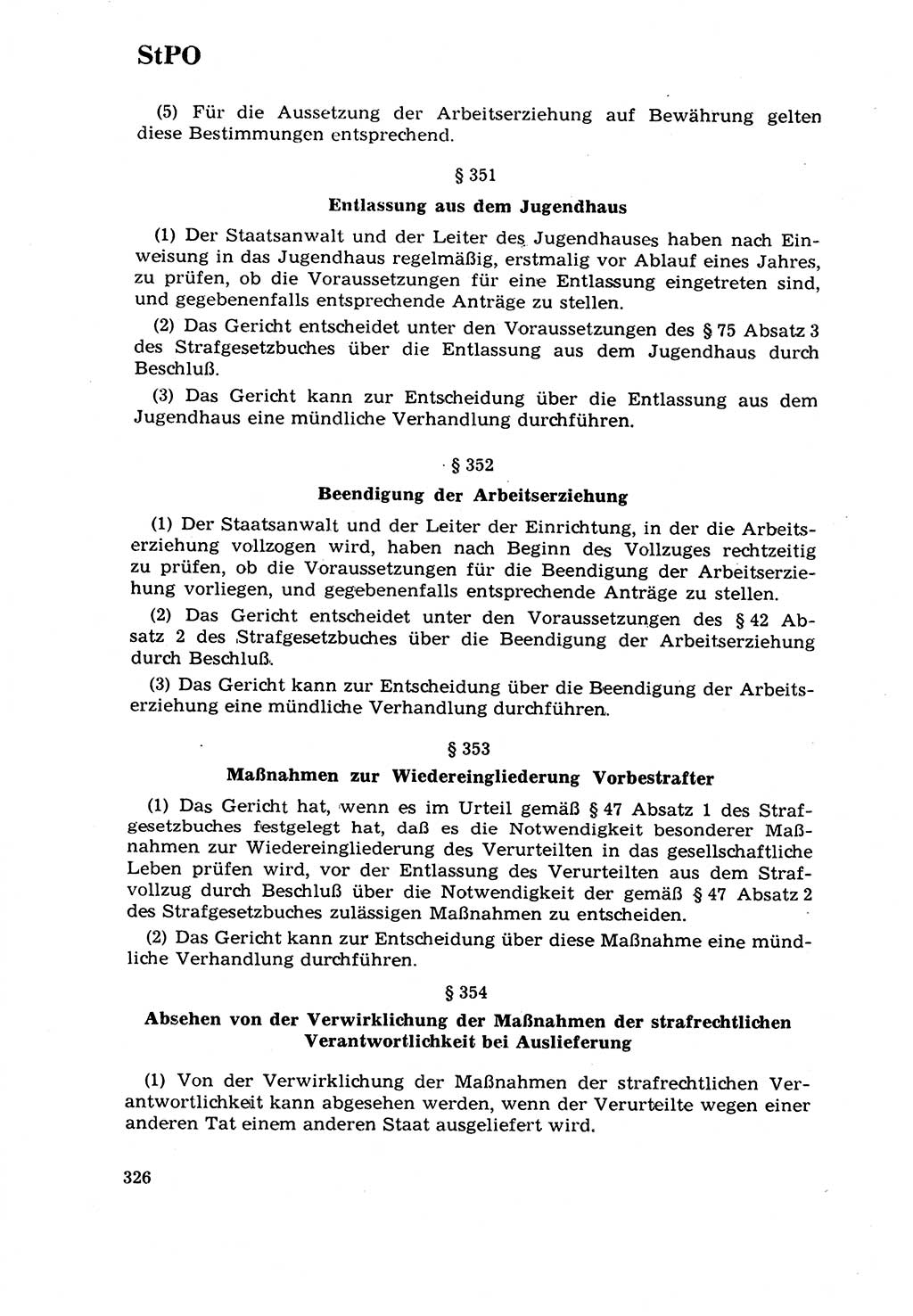 Strafrecht [Deutsche Demokratische Republik (DDR)] 1968, Seite 326 (Strafr. DDR 1968, S. 326)