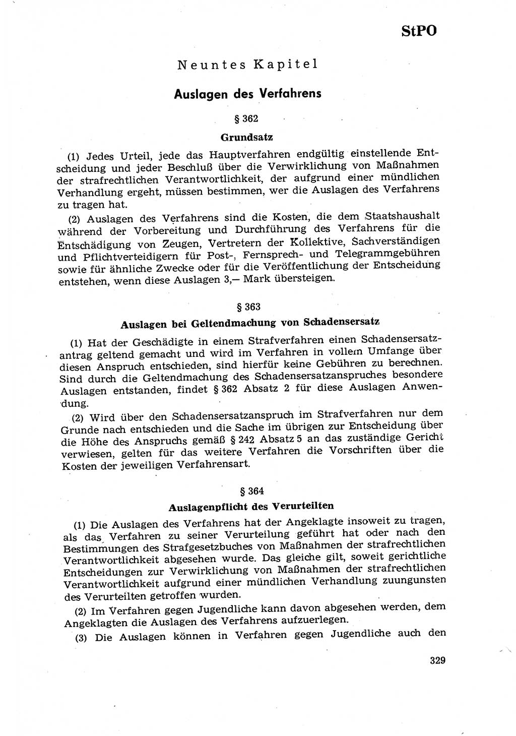 Strafrecht [Deutsche Demokratische Republik (DDR)] 1968, Seite 329 (Strafr. DDR 1968, S. 329)