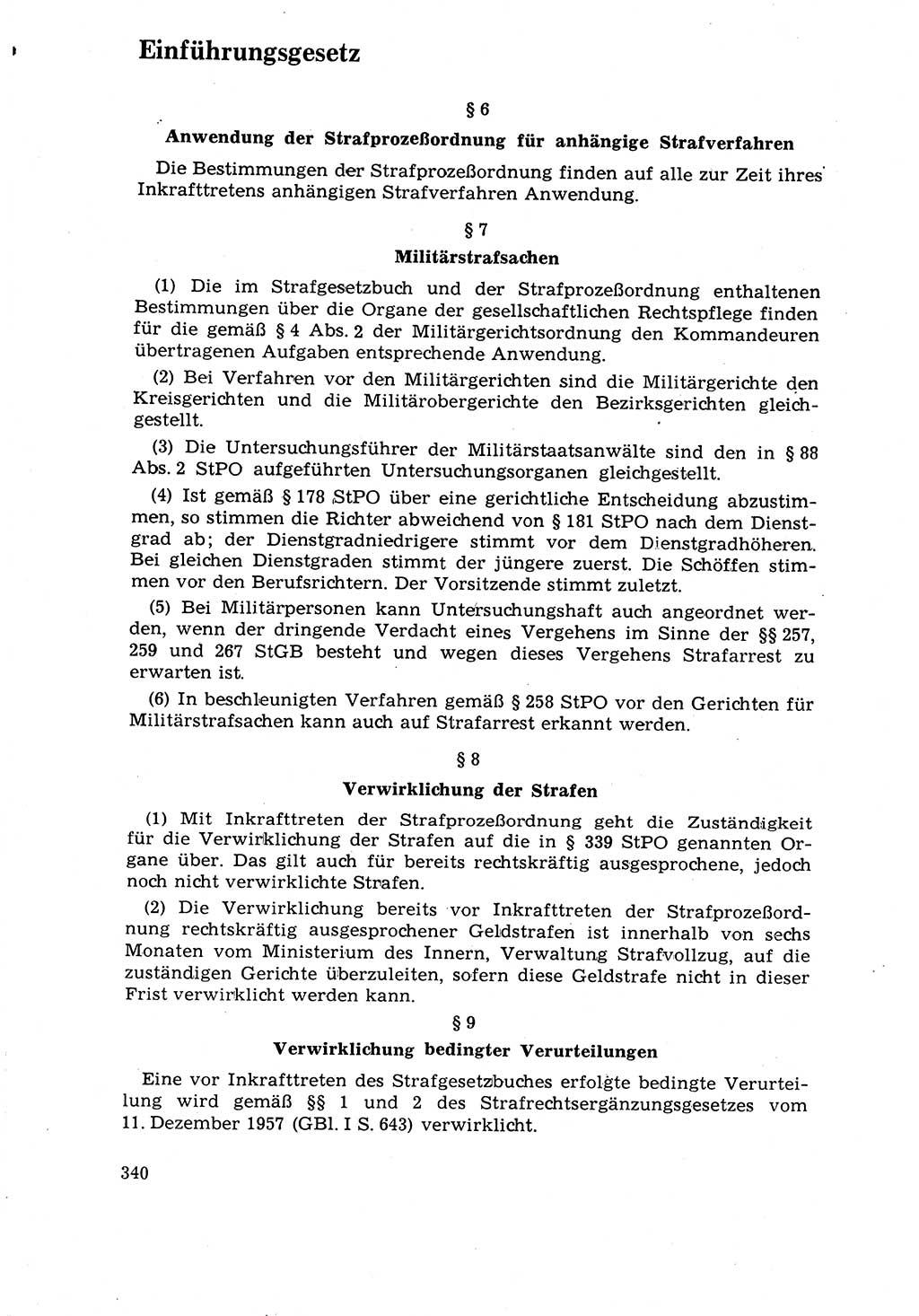 Strafrecht [Deutsche Demokratische Republik (DDR)] 1968, Seite 340 (Strafr. DDR 1968, S. 340)