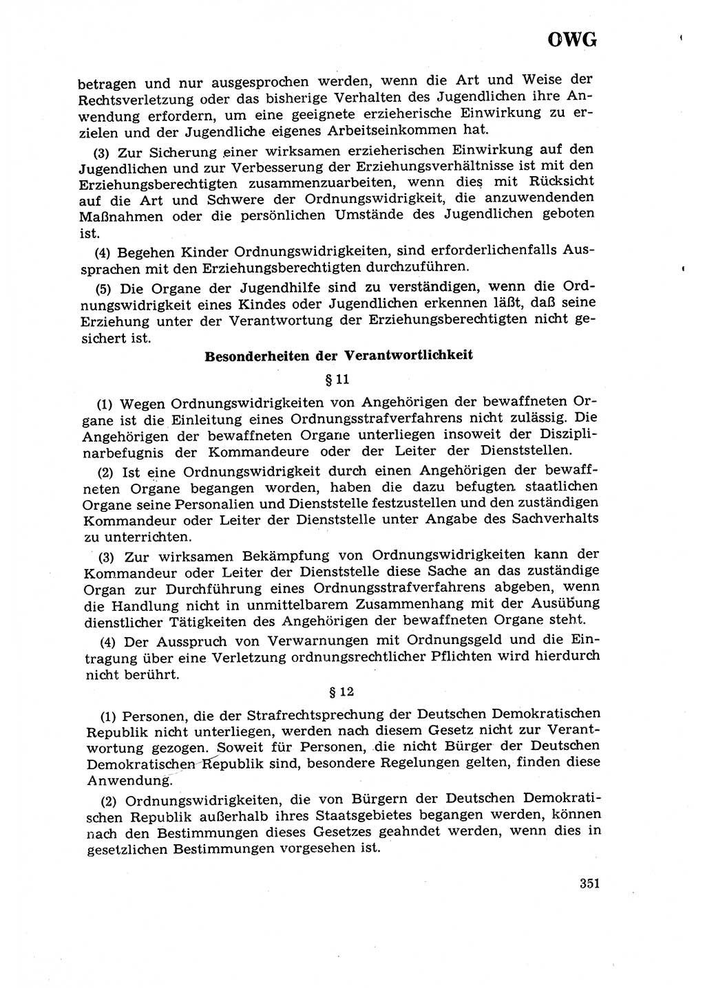 Strafrecht [Deutsche Demokratische Republik (DDR)] 1968, Seite 351 (Strafr. DDR 1968, S. 351)