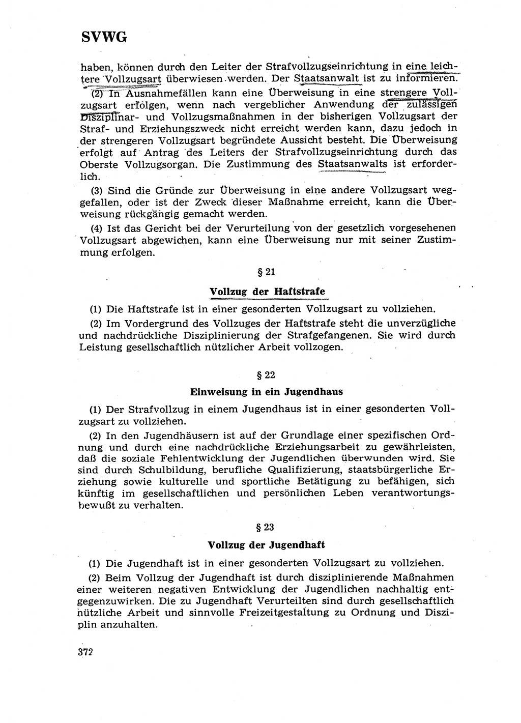 Strafrecht [Deutsche Demokratische Republik (DDR)] 1968, Seite 372 (Strafr. DDR 1968, S. 372)