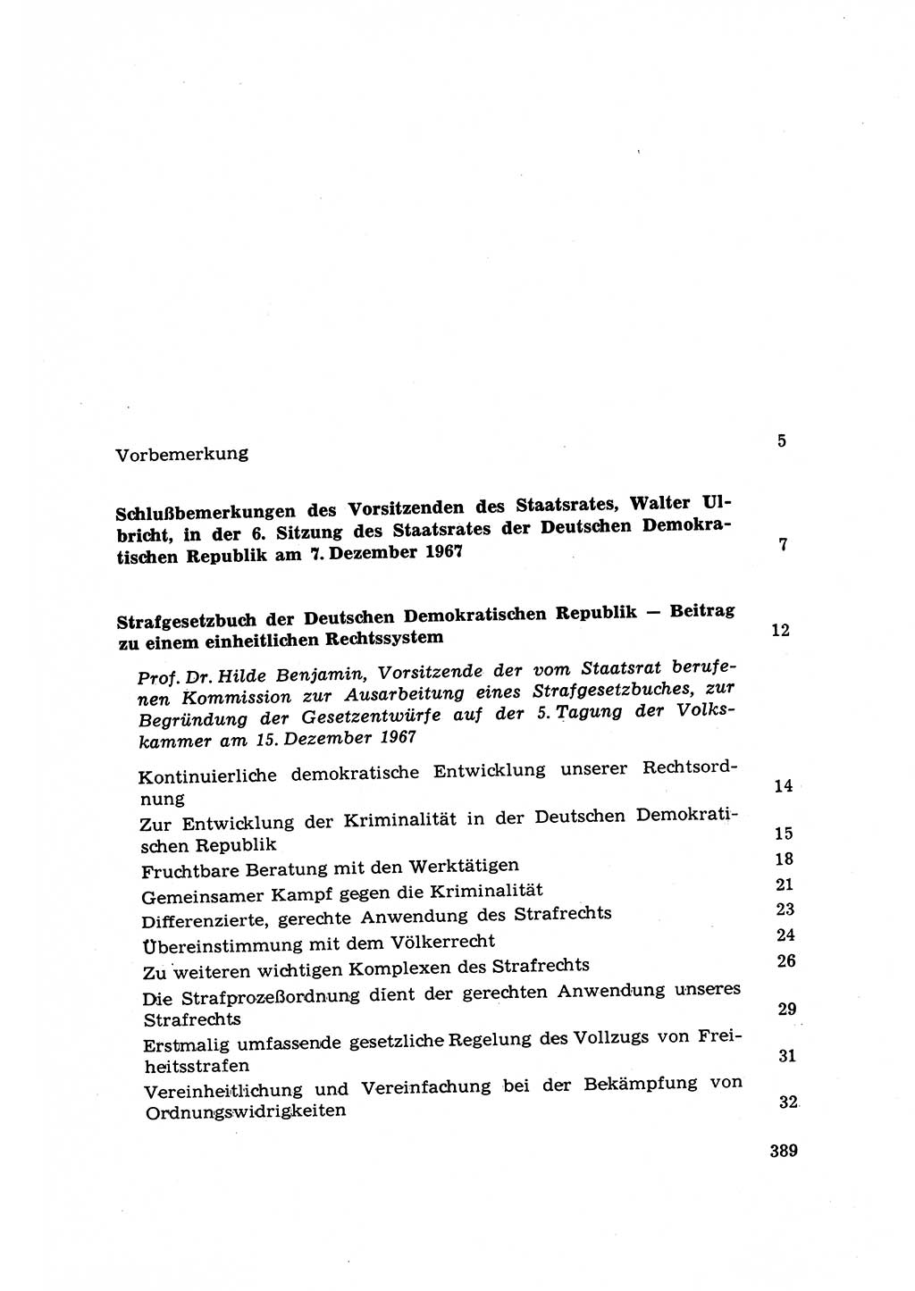 Strafrecht [Deutsche Demokratische Republik (DDR)] 1968, Seite 389 (Strafr. DDR 1968, S. 389)