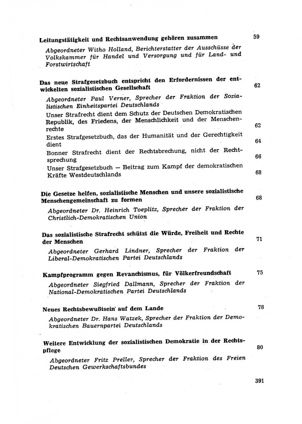 Strafrecht [Deutsche Demokratische Republik (DDR)] 1968, Seite 391 (Strafr. DDR 1968, S. 391)