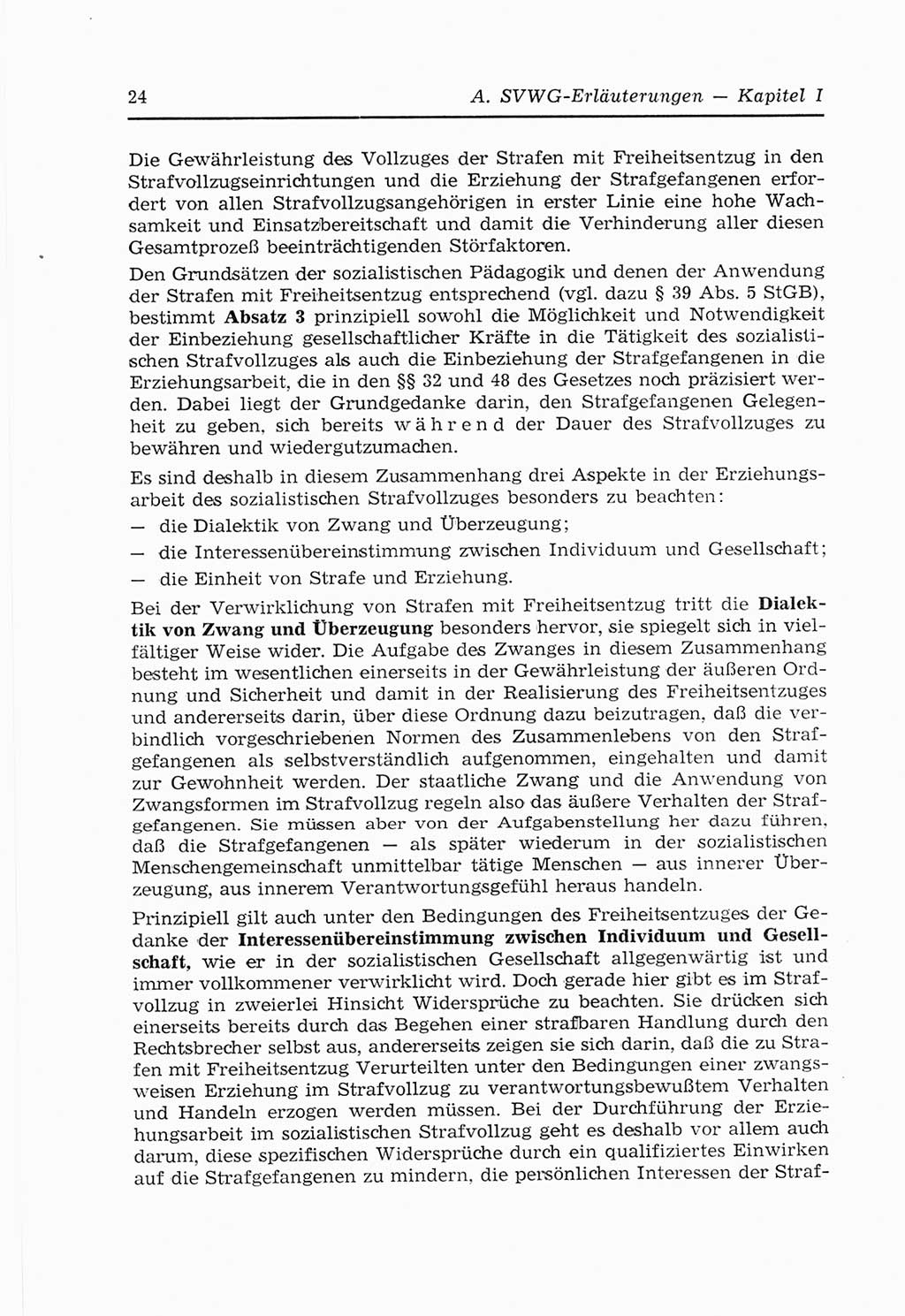 Strafvollzugs- und Wiedereingliederungsgesetz (SVWG) der Deutschen Demokratischen Republik (DDR) 1968, Seite 24 (SVWG DDR 1968, S. 24)