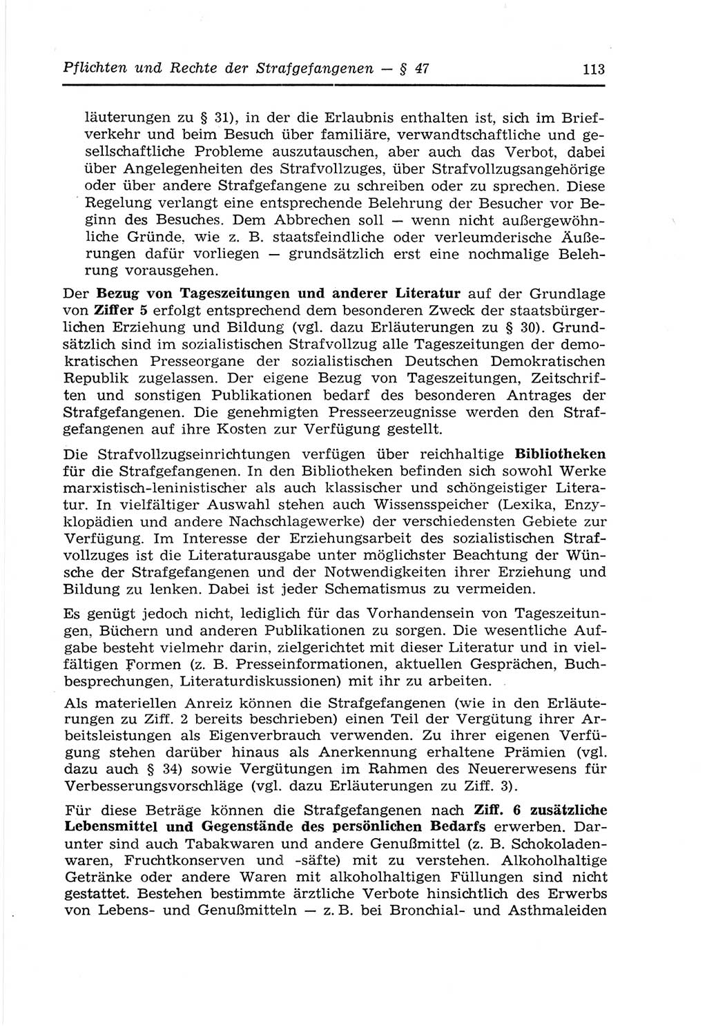 Strafvollzugs- und Wiedereingliederungsgesetz (SVWG) der Deutschen Demokratischen Republik (DDR) 1968, Seite 113 (SVWG DDR 1968, S. 113)