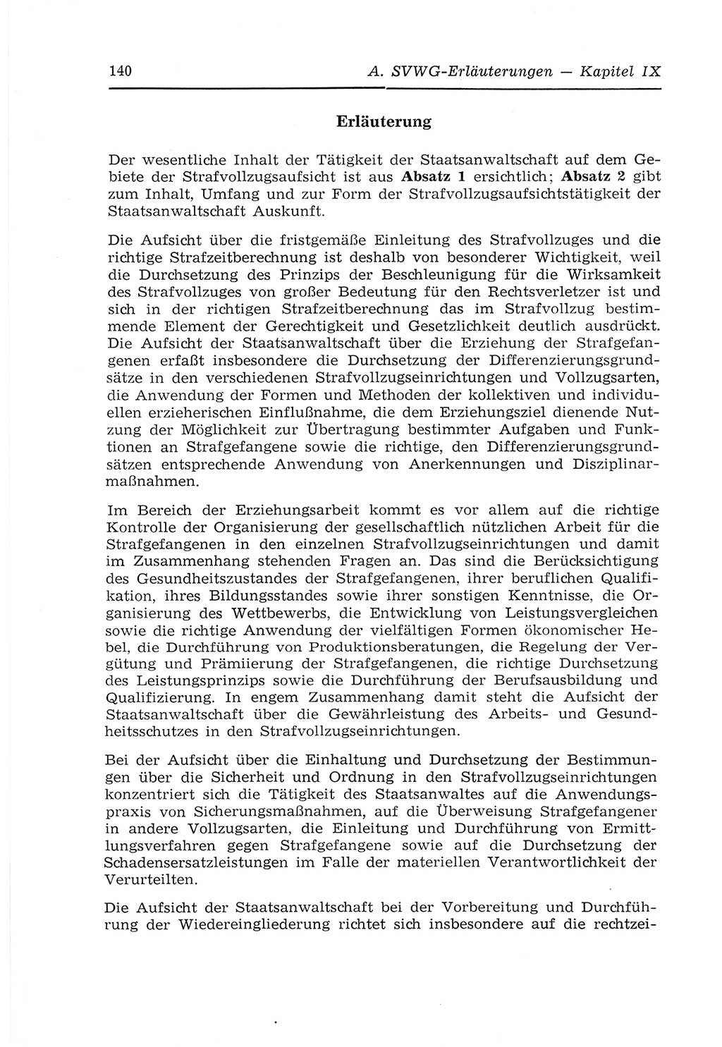 Strafvollzugs- und Wiedereingliederungsgesetz (SVWG) der Deutschen Demokratischen Republik (DDR) 1968, Seite 140 (SVWG DDR 1968, S. 140)