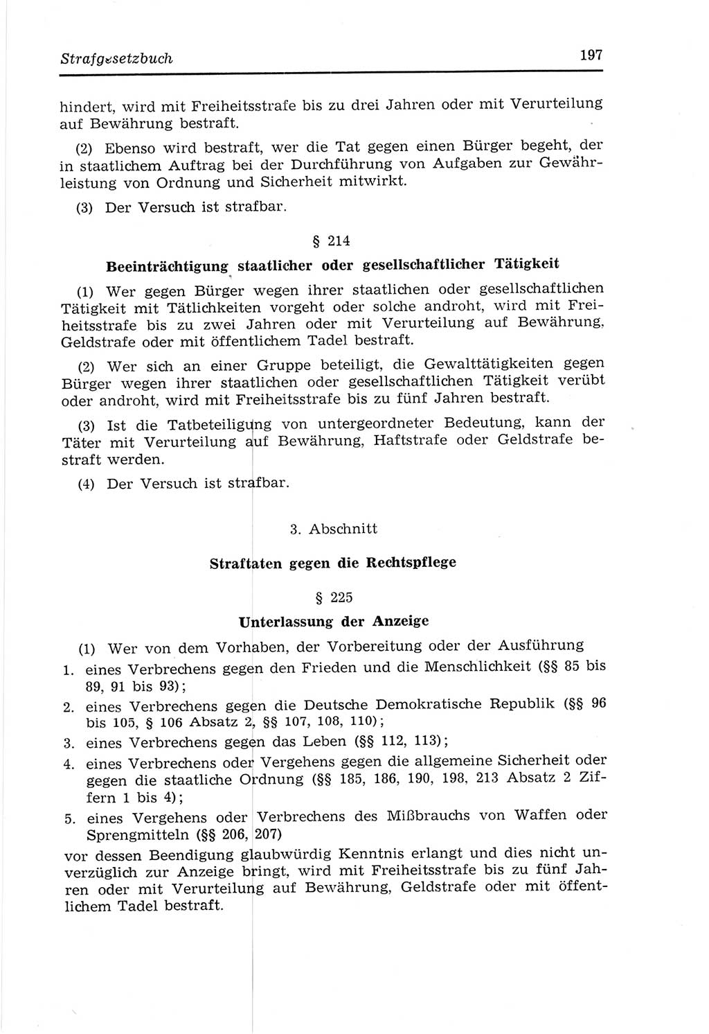 Strafvollzugs- und Wiedereingliederungsgesetz (SVWG) der Deutschen Demokratischen Republik (DDR) 1968, Seite 197 (SVWG DDR 1968, S. 197)