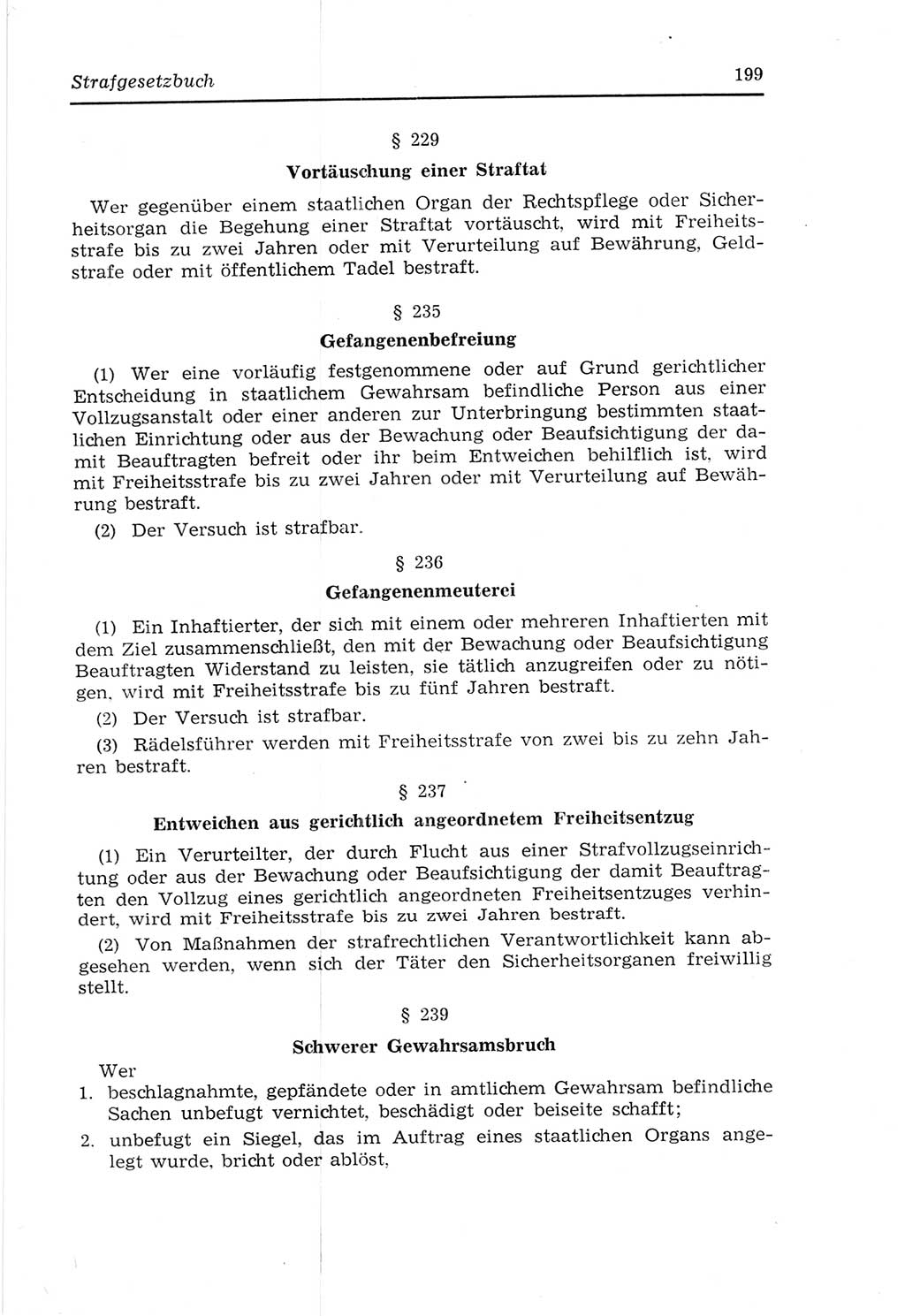 Strafvollzugs- und Wiedereingliederungsgesetz (SVWG) der Deutschen Demokratischen Republik (DDR) 1968, Seite 199 (SVWG DDR 1968, S. 199)