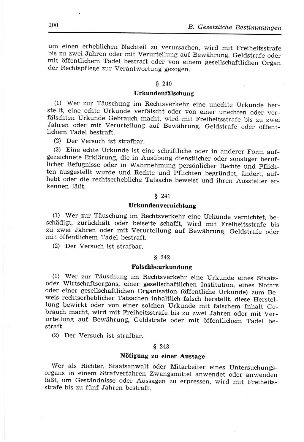 Strafvollzugs- und Wiedereingliederungsgesetz (SVWG) der Deutschen Demokratischen Republik (DDR) 1968, Seite 200 (SVWG DDR 1968, S. 200)