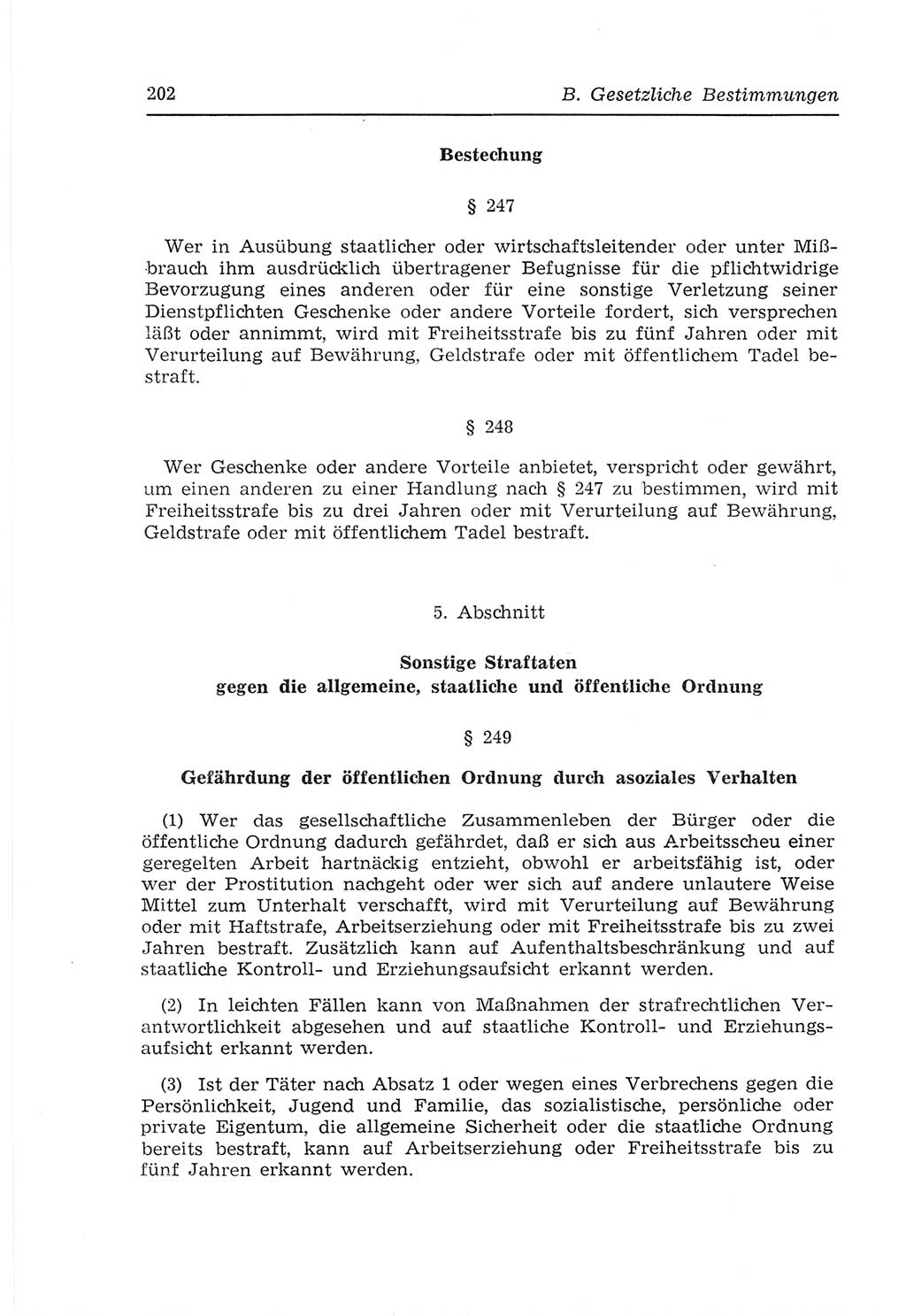 Strafvollzugs- und Wiedereingliederungsgesetz (SVWG) der Deutschen Demokratischen Republik (DDR) 1968, Seite 202 (SVWG DDR 1968, S. 202)