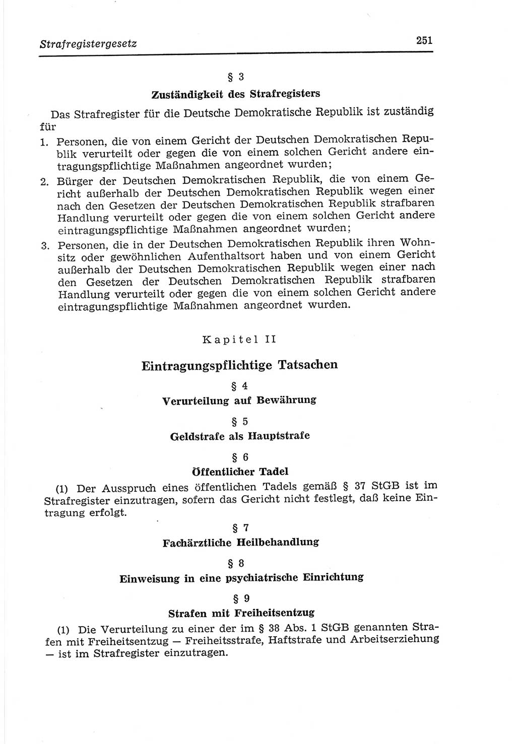 Strafvollzugs- und Wiedereingliederungsgesetz (SVWG) der Deutschen Demokratischen Republik (DDR) 1968, Seite 251 (SVWG DDR 1968, S. 251)