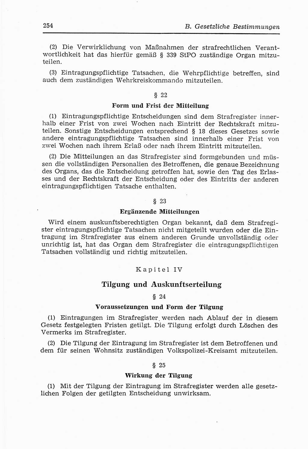 Strafvollzugs- und Wiedereingliederungsgesetz (SVWG) der Deutschen Demokratischen Republik (DDR) 1968, Seite 254 (SVWG DDR 1968, S. 254)