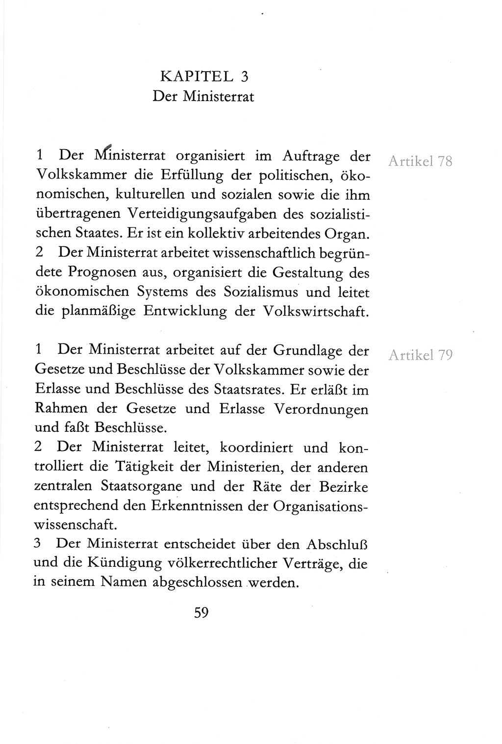 Verfassung der Deutschen Demokratischen Republik (DDR) vom 6. April 1968, Seite 59 (Verf. DDR 1968, S. 59)