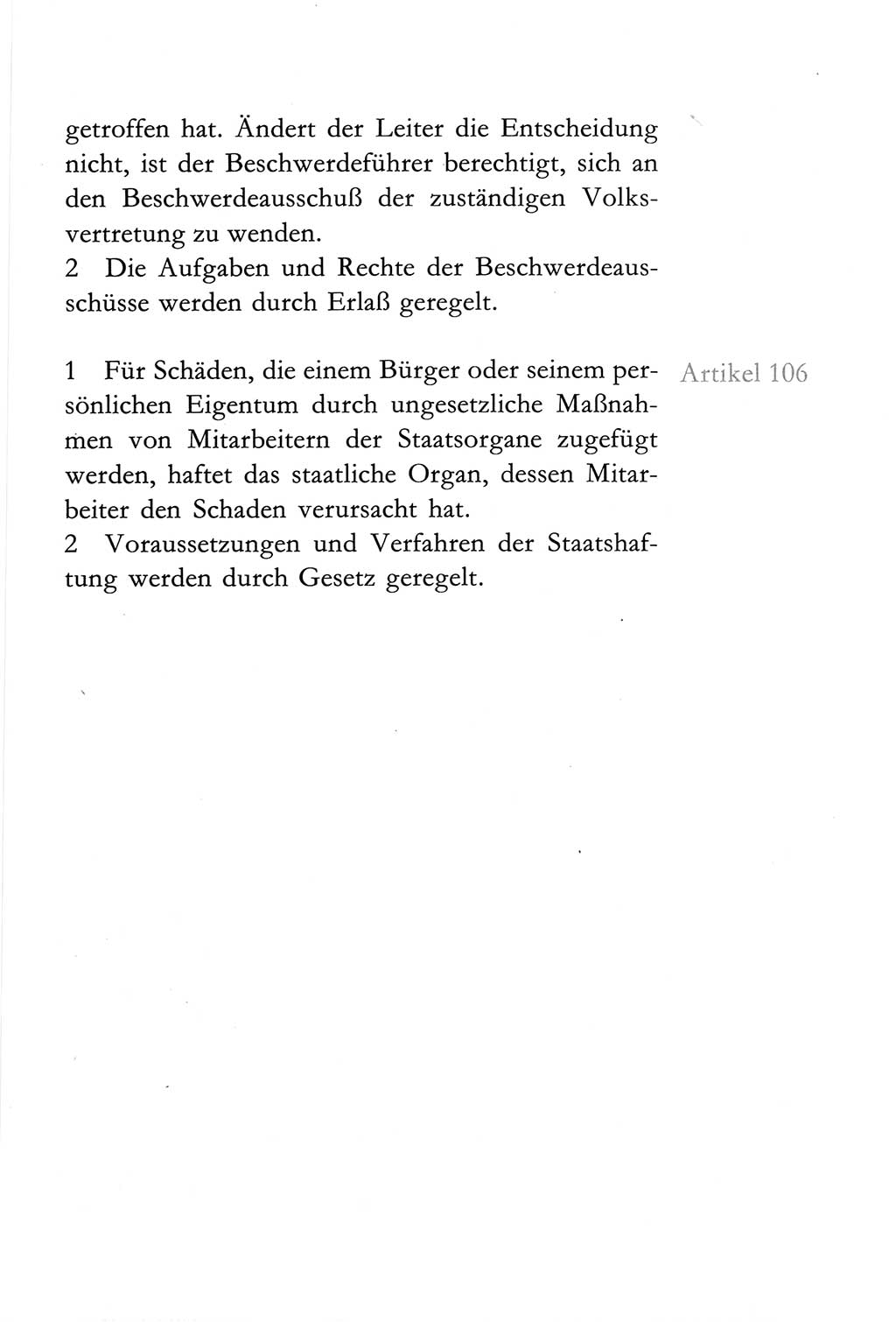 Verfassung der Deutschen Demokratischen Republik (DDR) vom 6. April 1968, Seite 73 (Verf. DDR 1968, S. 73)